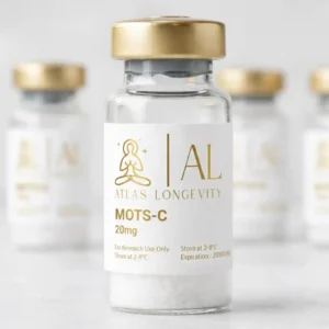 MOTS-C 20mg peptide vial for fat metabolism and energy support in Bali