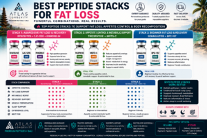 Best peptide stacks for fat loss in Bali including Retatrutide Tirzepatide Semaglutide and recovery peptides