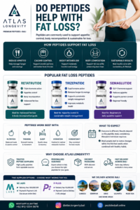 Guide explaining how peptides are commonly used for fat loss appetite control and body recomposition