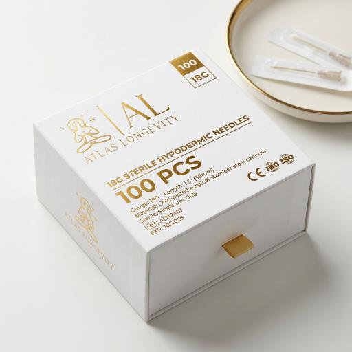 18G needles 100 pcs for drawing and peptide preparation in Bali