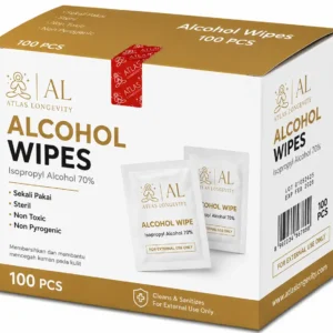 Alcohol wipes 100 pcs for peptide injections and skin preparation in Bali