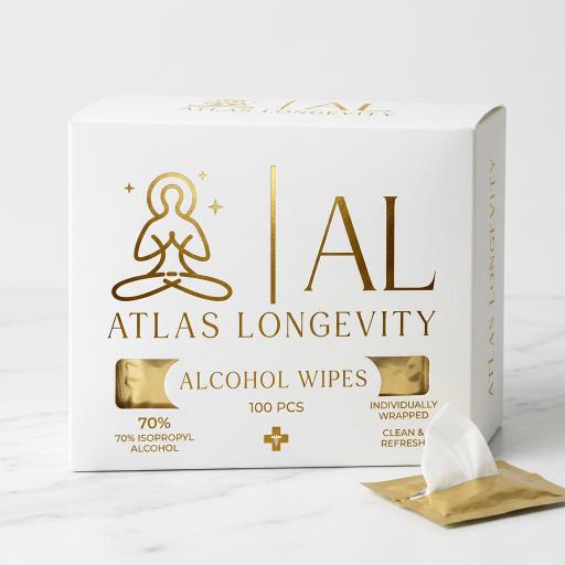 Alcohol wipes 100 pcs for peptide injections and skin preparation in Bali