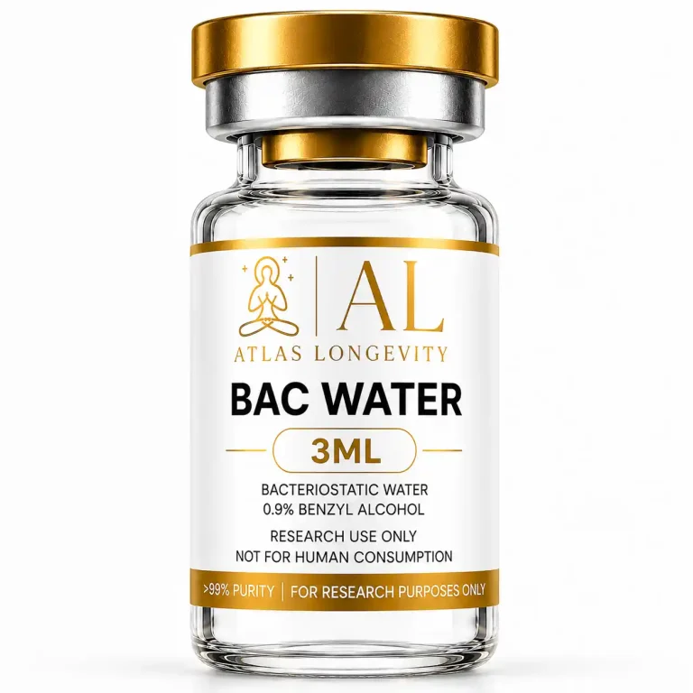 Bacteriostatic water 3ml vial for peptide mixing in Bali