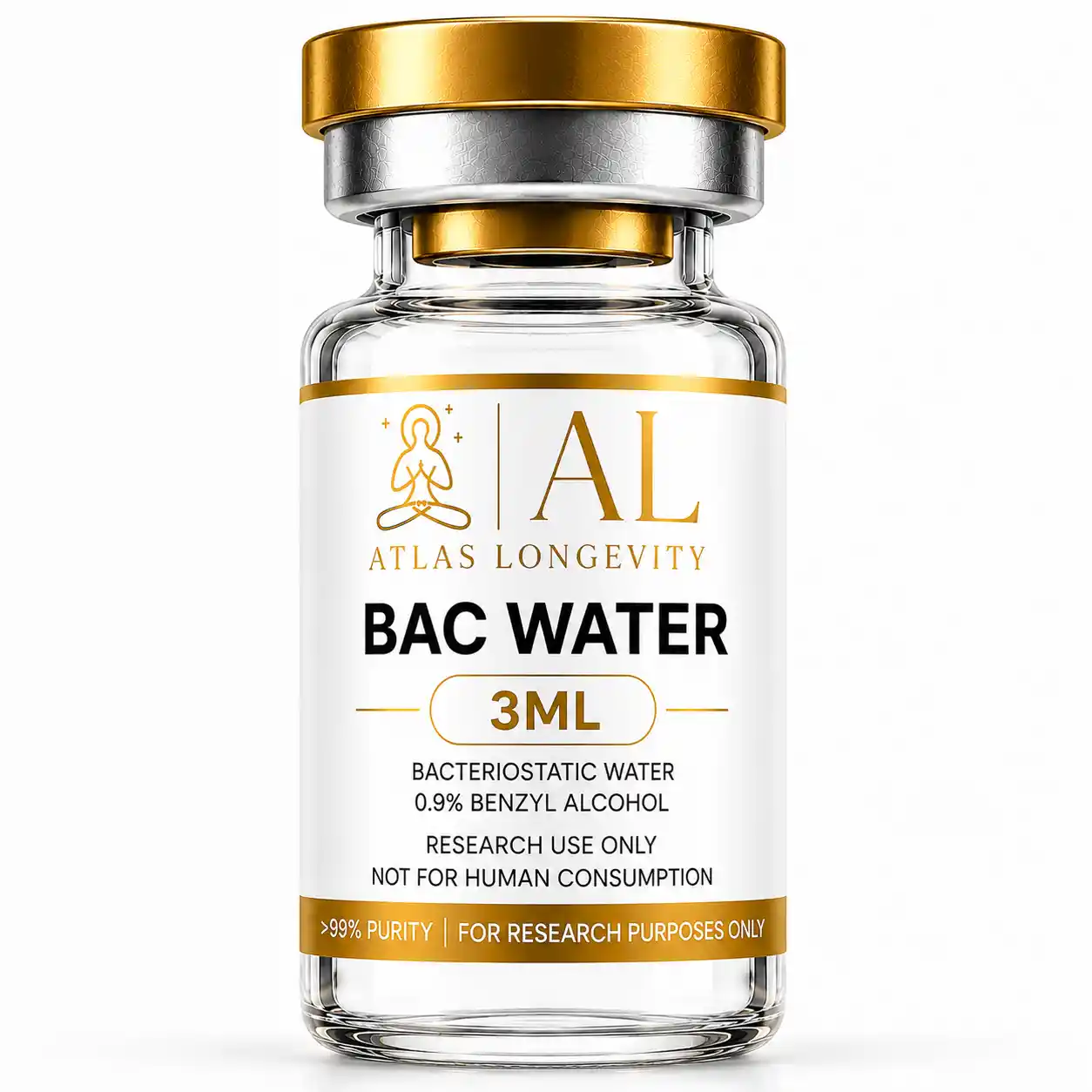 Buy Bacteriostatic Water 3ml Bali Bacteriostatic water 3ml vial for peptide mixing in Bali