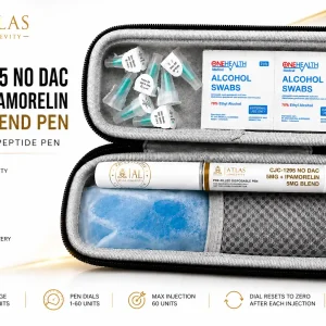 CJC-1295 No DAC 5mg and Ipamorelin 5mg peptide pen available in Bali