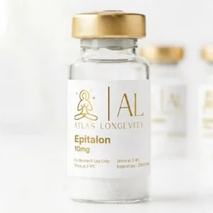 Epitalon 10mg peptide vial for anti-aging and longevity support in Bali