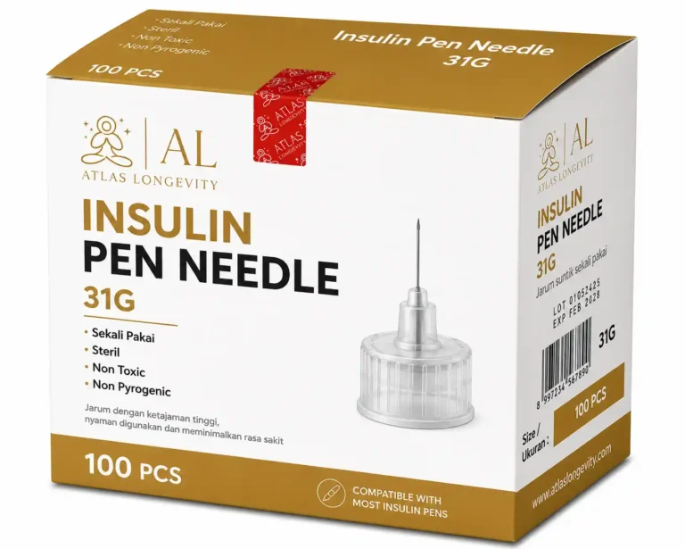 31G insulin pen needles 100 pcs for peptide injections in Bali