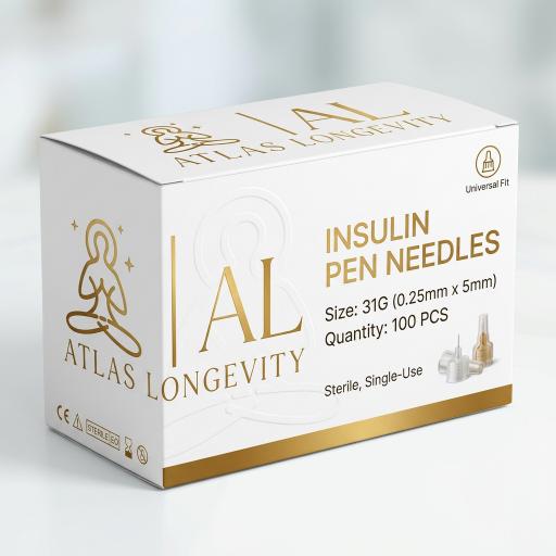 31G insulin pen needles 100 pcs for peptide injections in Bali