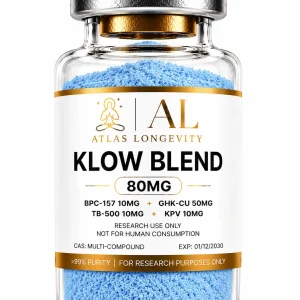 KLOW Blend 80mg peptide vial with BPC-157 GHK-Cu TB-500 and KPV in Bali