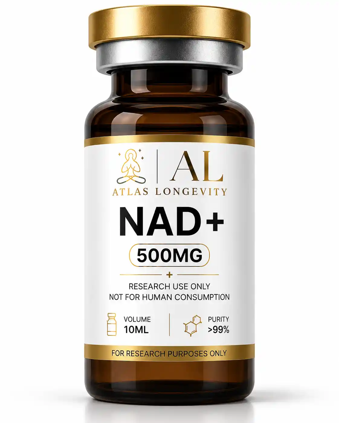 NAD+ 500mg vial for energy and anti-aging support in Bali