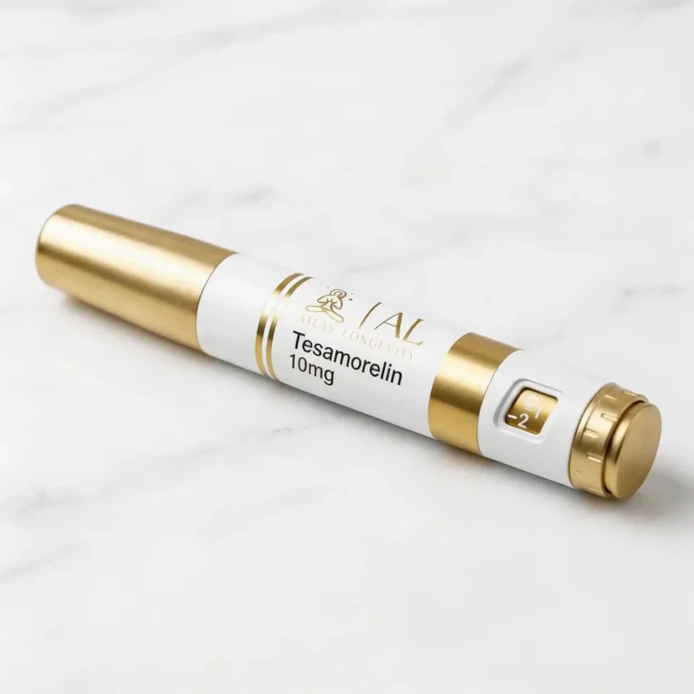 Tesamorelin 10mg peptide pen for fat loss and growth hormone support in Bali