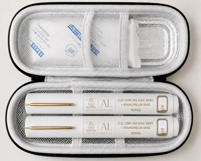 CJC-1295 No DAC 5mg and Ipamorelin 5mg peptide pen available in Bali