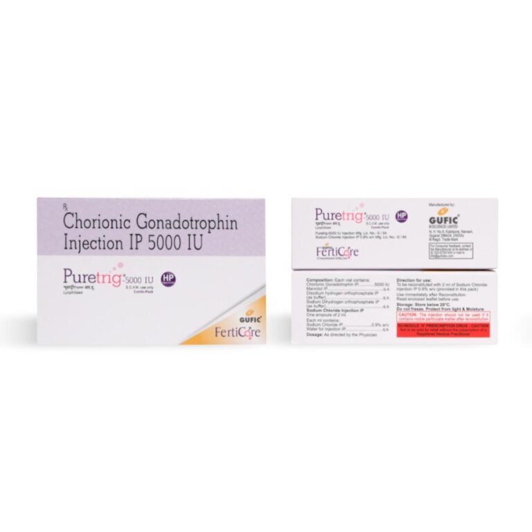 HCG 5000 IU vial for hormone support and recovery in Bali