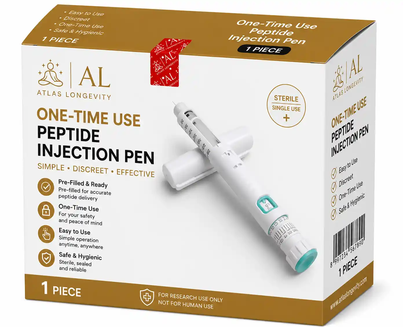 Buy One-Time Use Peptide Injection Pen Bali One-time use peptide injection pen available in Bali