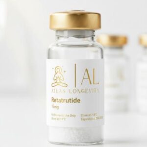 Retatrutide 15mg peptide vial for fat loss and appetite control in Bali