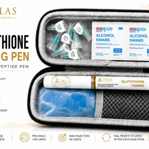 Glutathione 1500mg pen for skin glow and antioxidant support in Bali