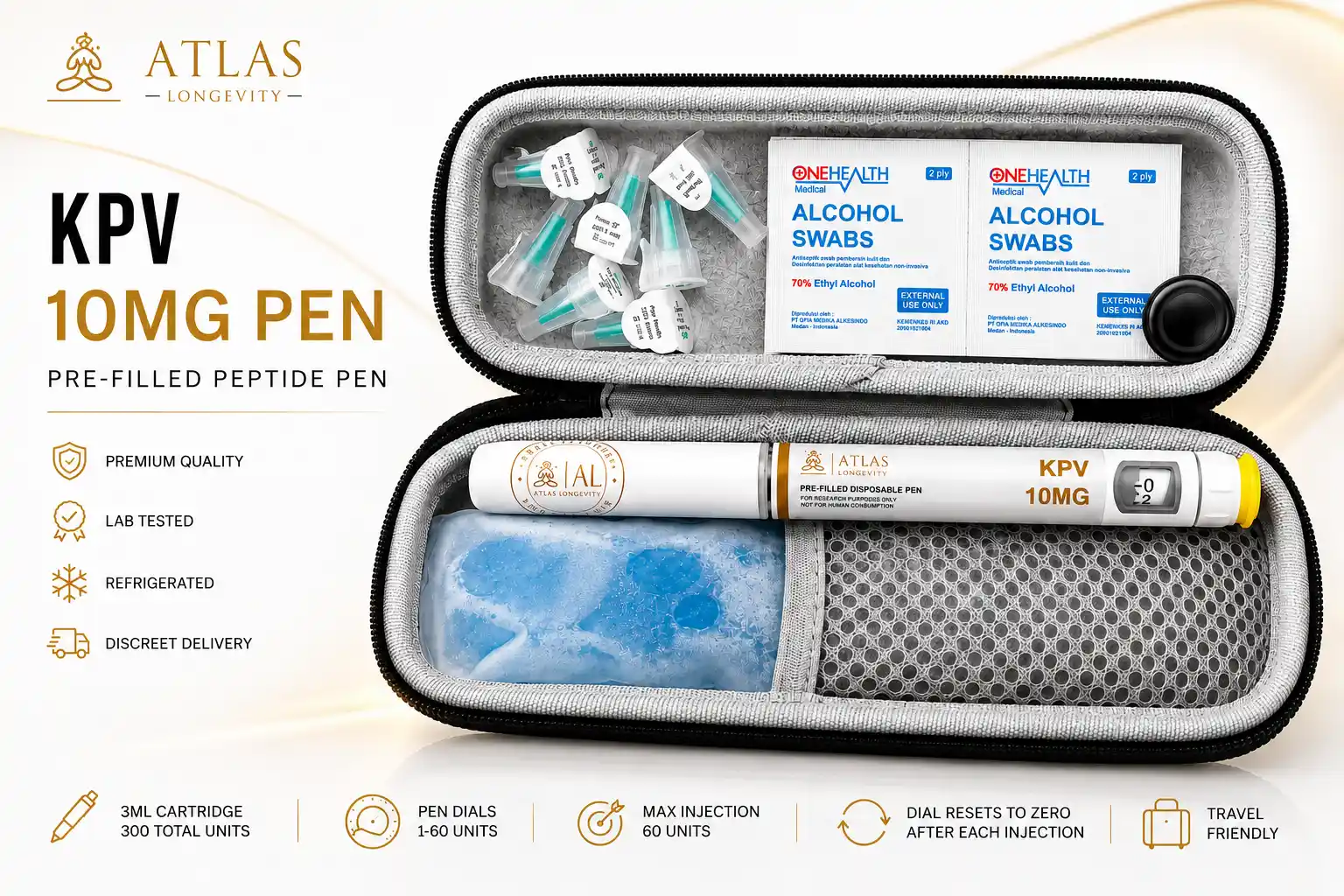 KPV Pen 10mg Bali KPV 10mg peptide pen for inflammation balance and gut health in Bali