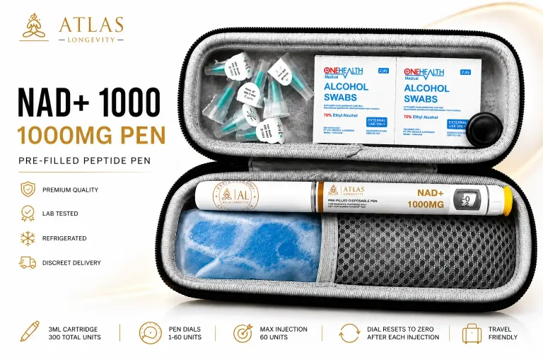 NAD+ 1000mg pen for energy cellular health and recovery in Bali
