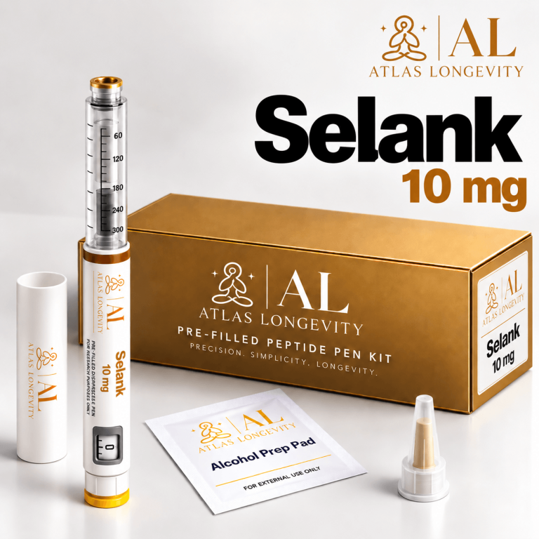 Retatrutide 30mg pen available in Bali from Atlas Longevity.