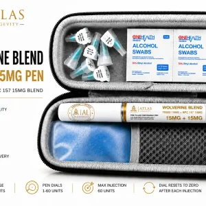 TB-500 15mg and BPC-157 15mg peptide pen for recovery and healing in Bali