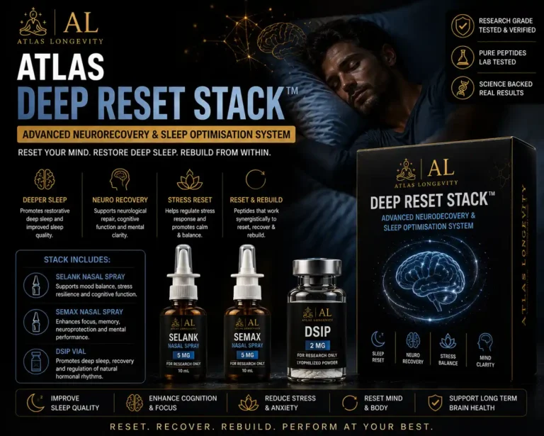 Atlas Deep Reset Stack sleep and stress optimisation bundle available in Bali