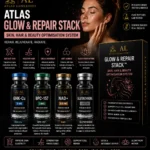 Atlas Glow and Repair Stack beauty and wellness bundle available in Bali
