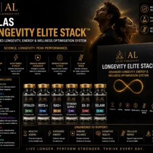 Atlas Longevity Elite Stack wellness and longevity bundle available in Bali