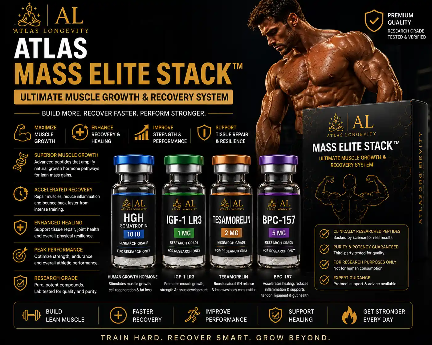 Buy Atlas Mass Elite Stack Bali Atlas Mass Elite Stack muscle growth and recovery bundle available in Bali