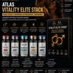 Atlas Vitality Elite Stack men's wellness and performance bundle available in Bali