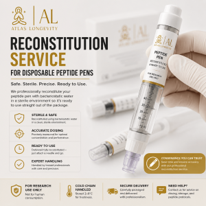 Disposable peptide pen reconstitution service available in Bali