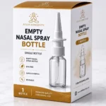 Empty nasal spray bottle for peptide protocols available in Bali