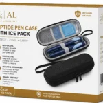 Peptide pen travel case with reusable ice pack available in Bali