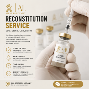 Professional peptide vial reconstitution service available in Bali