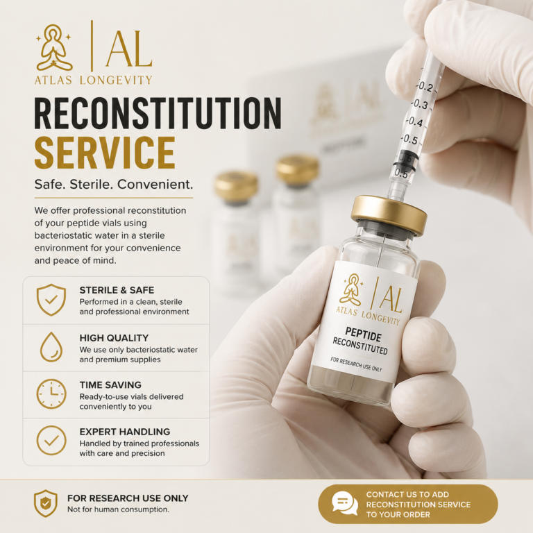 Professional peptide vial reconstitution service available in Bali