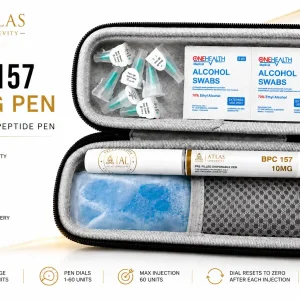 BPC-157 10mg peptide pen available in Bali from Atlas Longevity