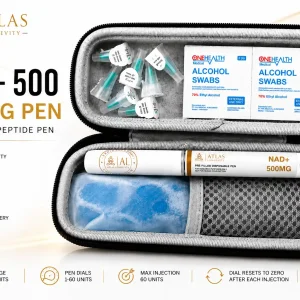 NAD+ 500mg peptide pen available in Bali from Atlas Longevity