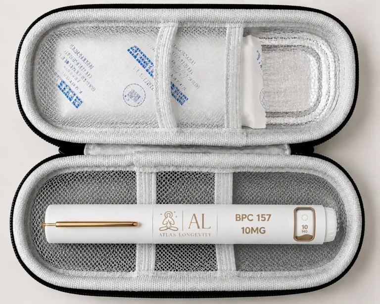 BPC-157 10mg peptide pen available in Bali from Atlas Longevity