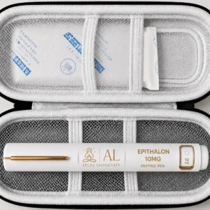 Epitalon 10mg peptide pen available in Bali from Atlas Longevity