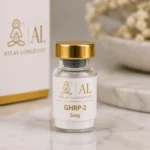 GHRP-2 5mg peptide vial available in Bali from Atlas Longevity