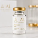 Oxytocin 10mg peptide vial available in Bali from Atlas Longevity