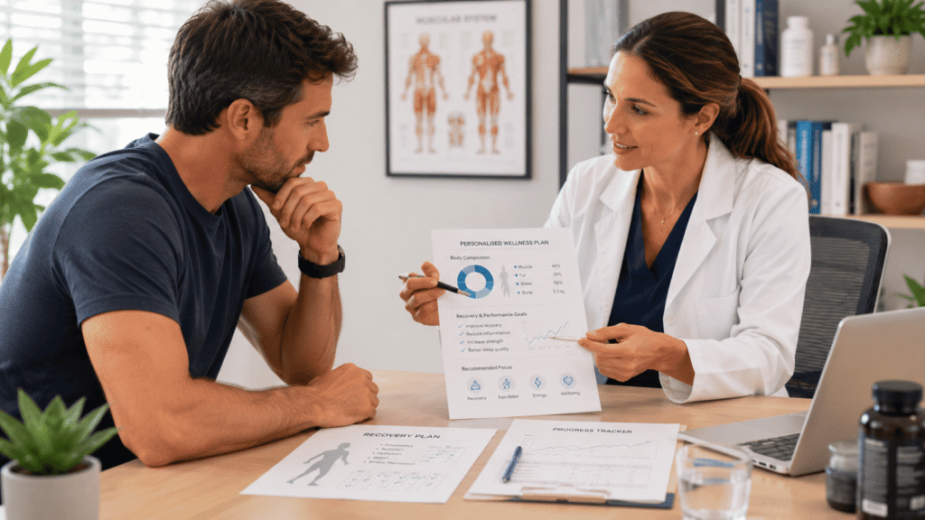 Personalised treatment planning explained in a peptide consultation guide.