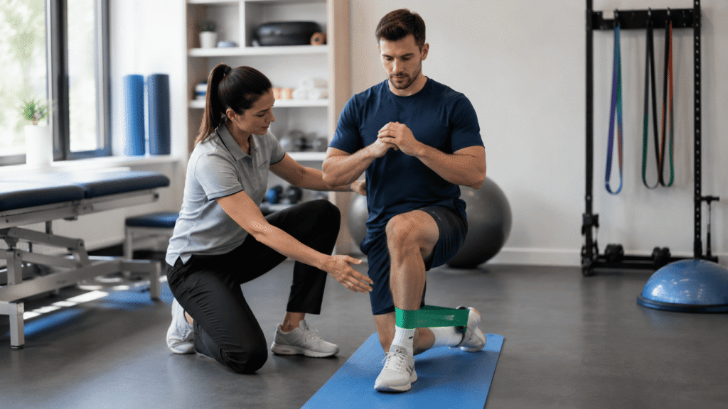 Physiotherapy and rehabilitation featured in the best recovery peptides guide for long-term recovery.