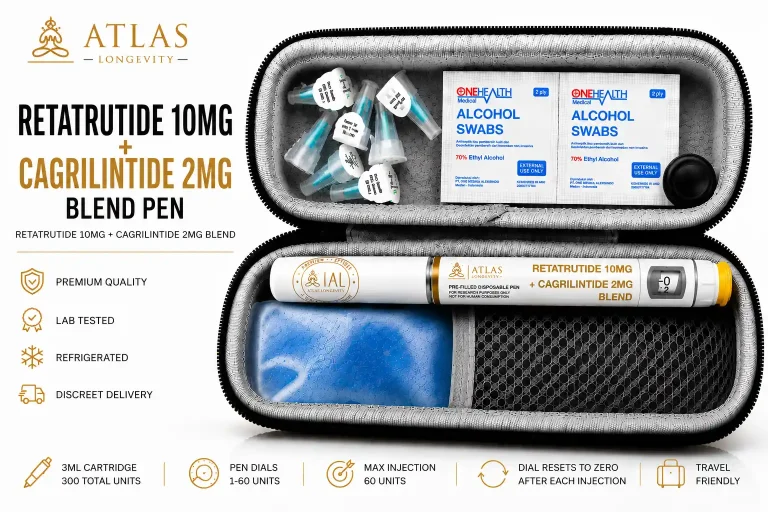 Retatrutide and Cagrilintide peptide pen for fat loss and appetite control in Bali