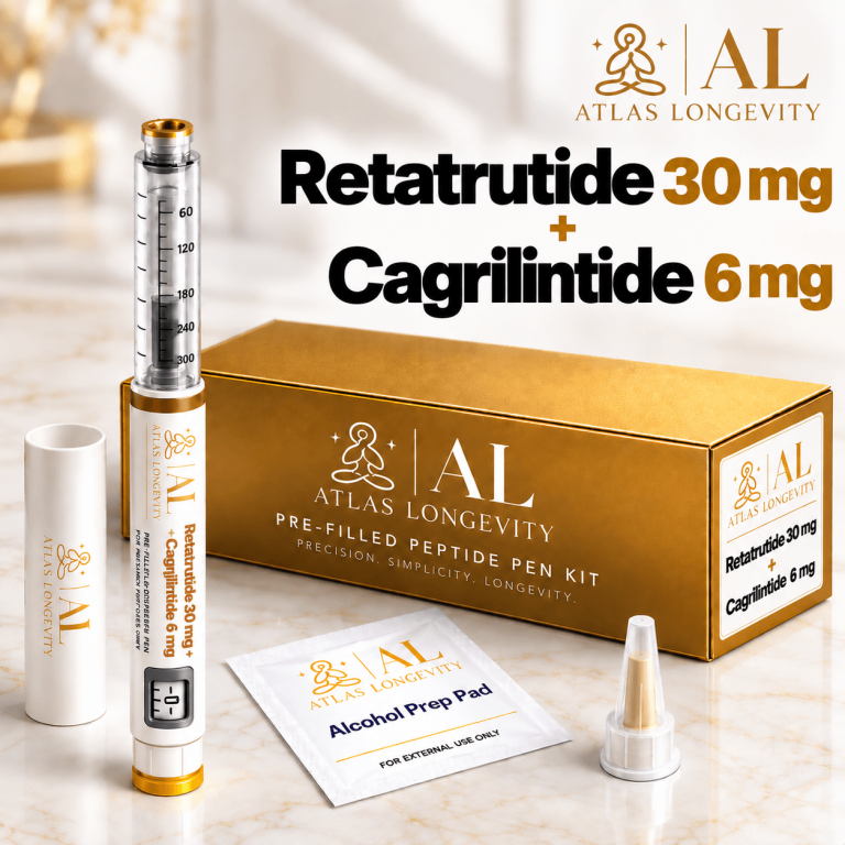 Retatrutide 30mg and Cagrilintide 6mg peptide pen for fat loss and appetite control in Bali