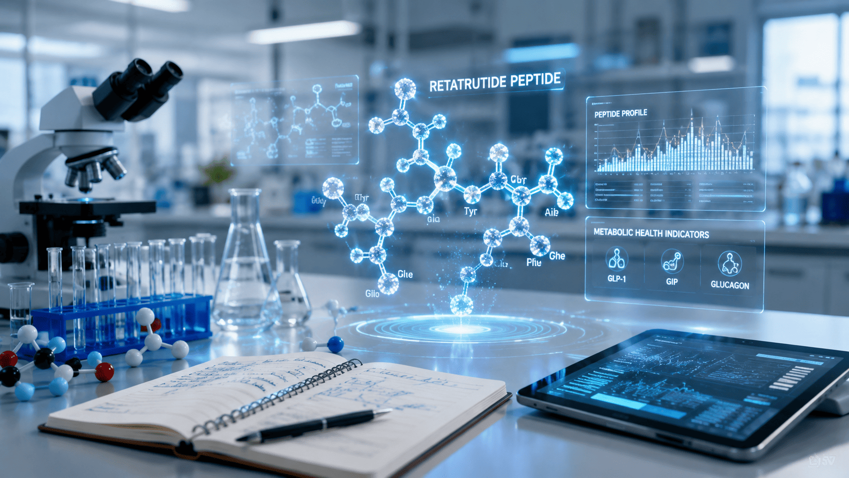 What is retatrutide peptide research in a modern biomedical laboratory.