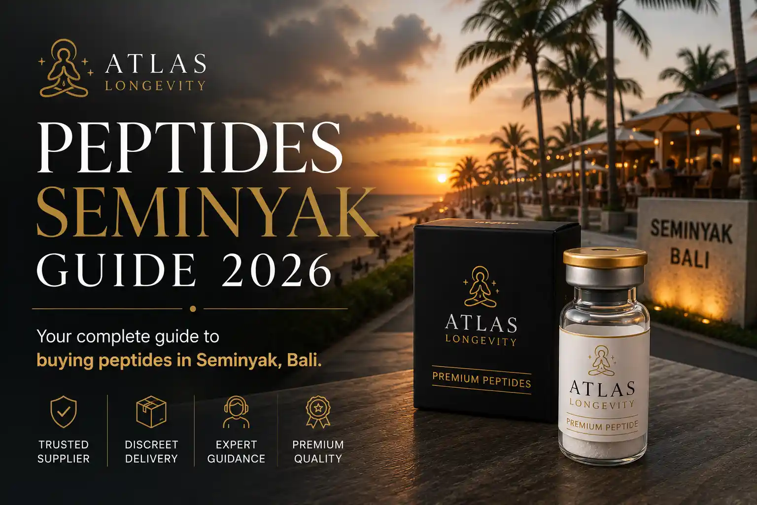 Peptides Seminyak guide covering peptide consultations recovery longevity wellness and delivery throughout Bali