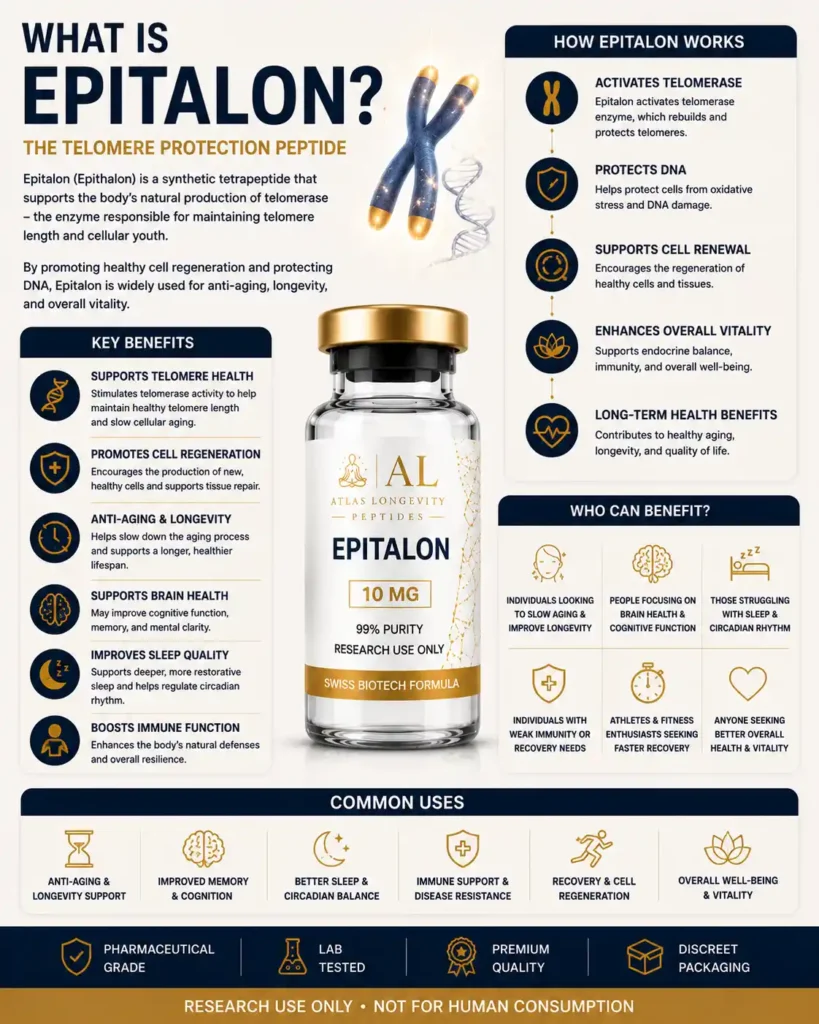 Insights 3 What is Epitalon guide explaining longevity peptide research healthy aging wellness and peptide education in Bali Indonesia