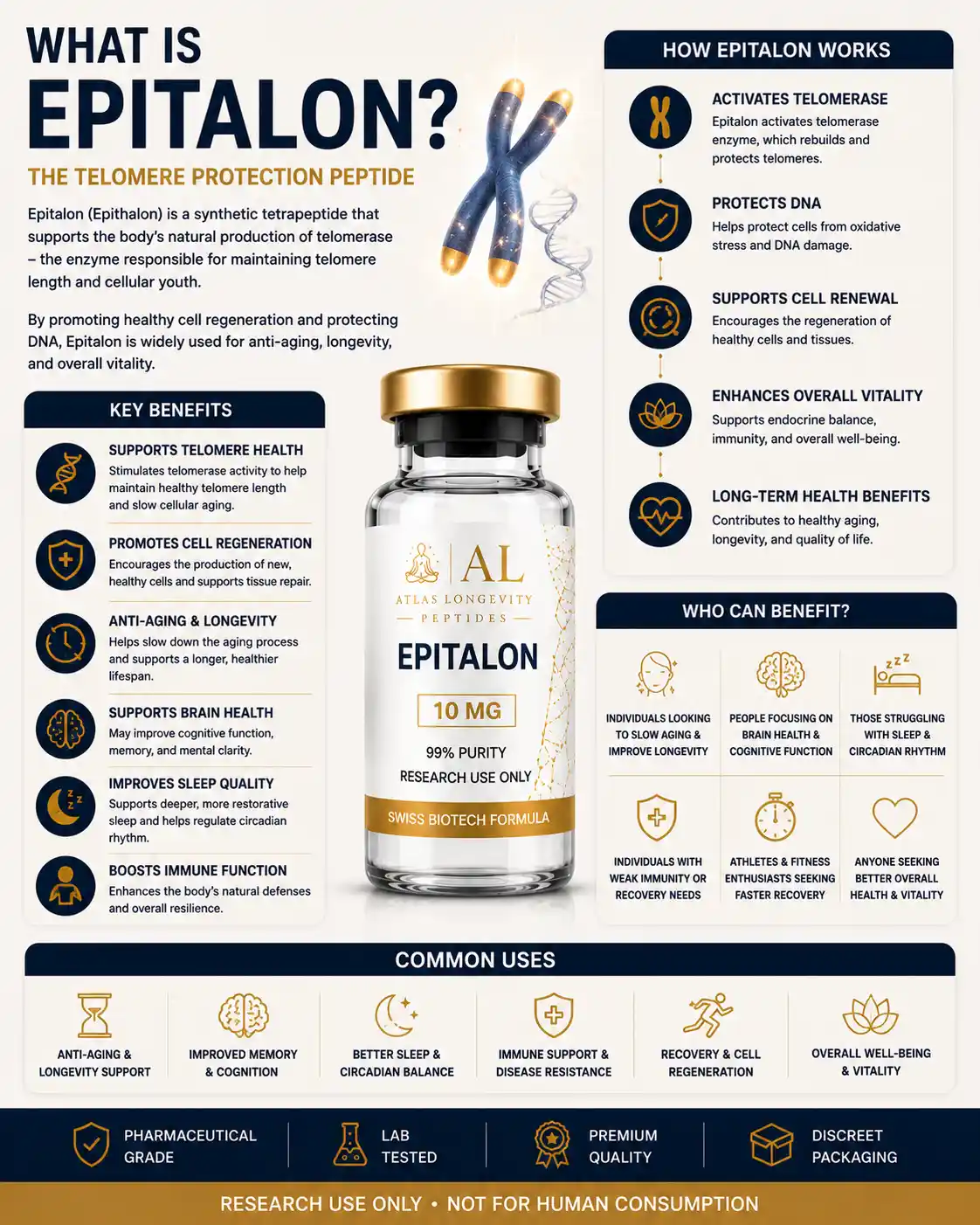 What is Epitalon guide explaining longevity peptide research healthy aging wellness and peptide education in Bali Indonesia