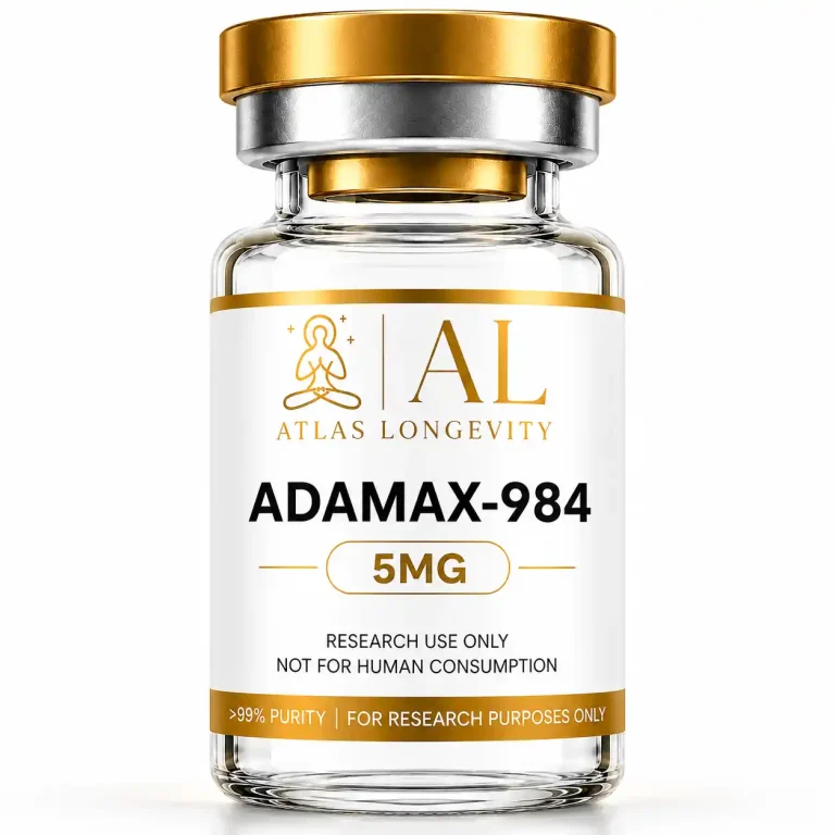 ADAMAX-984 5mg research peptide vial Atlas Longevity Bali