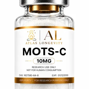 MOTS-C 10mg peptide vial for fat metabolism and energy support in Bali